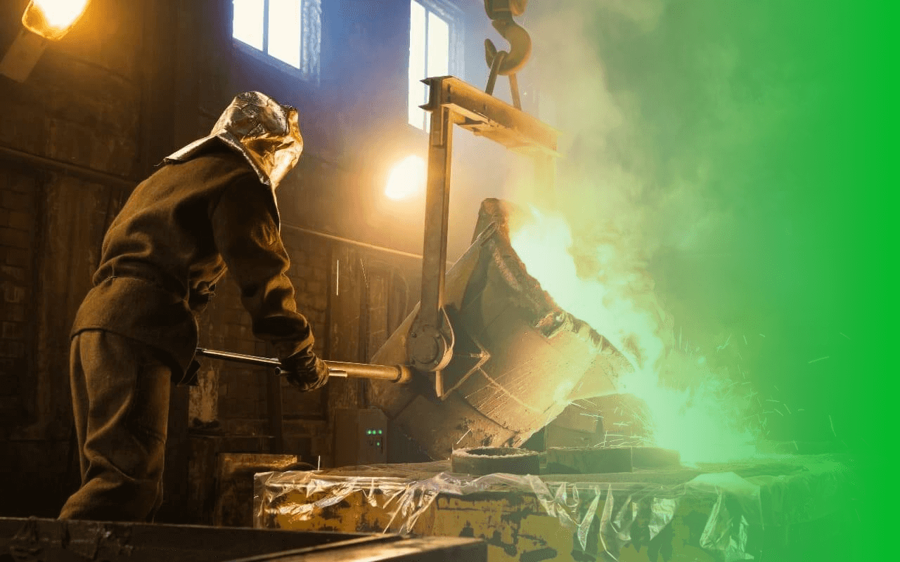 A indústria metalúrgica é um dos exemplos de insalubridade